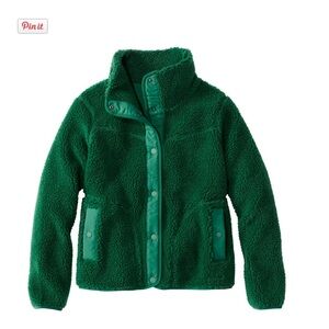 Green Sherpa Jacket